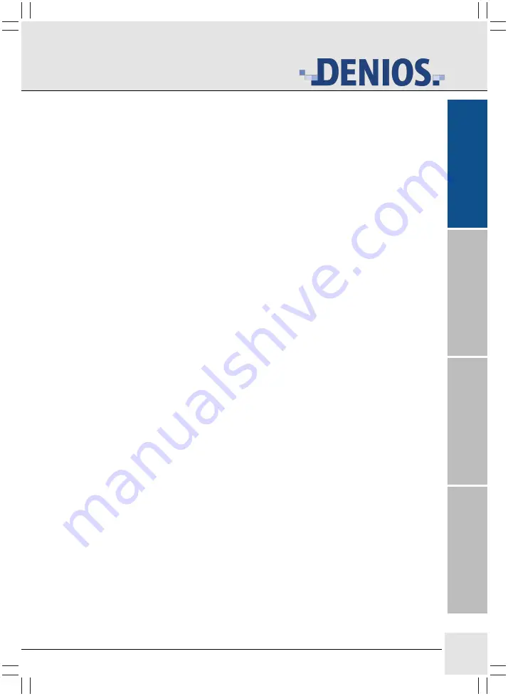 Denios VH-WSC Series Operating Instructions Manual Download Page 3