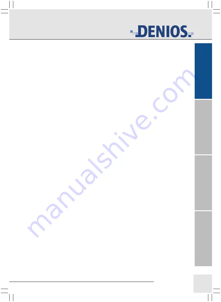 Denios VH-WSC Series Operating Instructions Manual Download Page 9