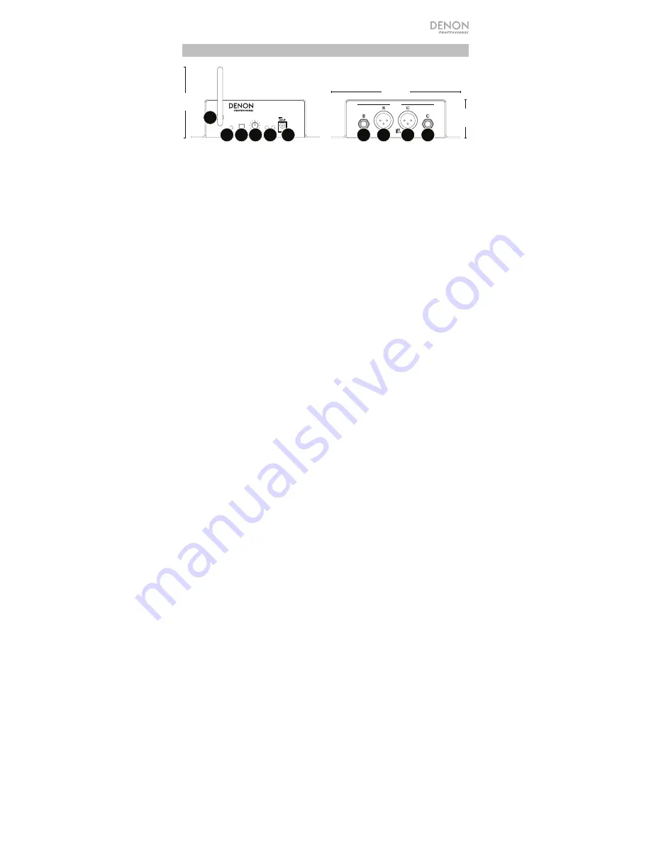 Denon Professional DN-200WT User Manual Download Page 11