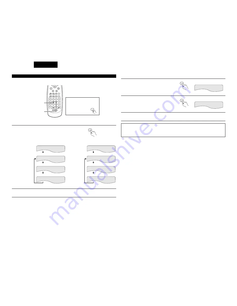 Denon ADV-700 Operating Instructions Manual Download Page 122