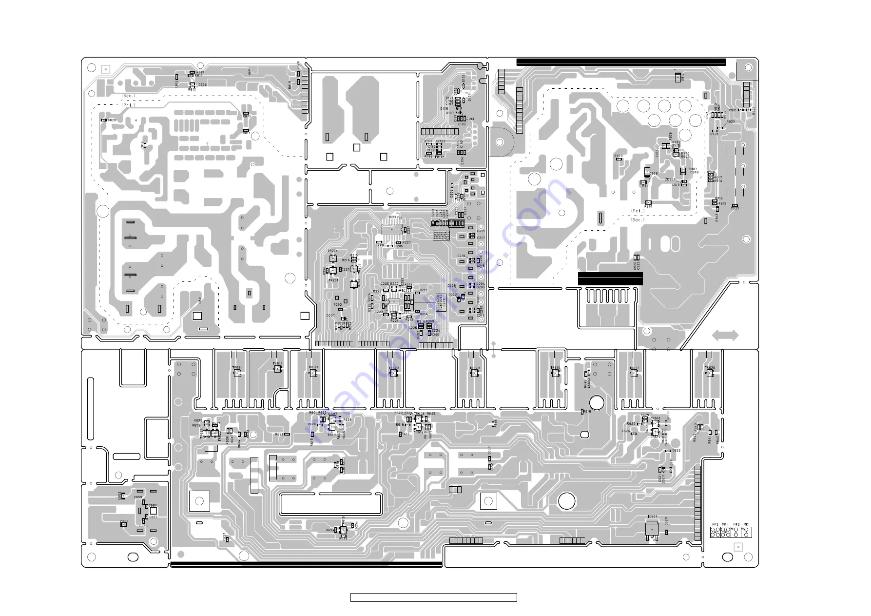 Denon AVC-3310 Service Manual Download Page 116