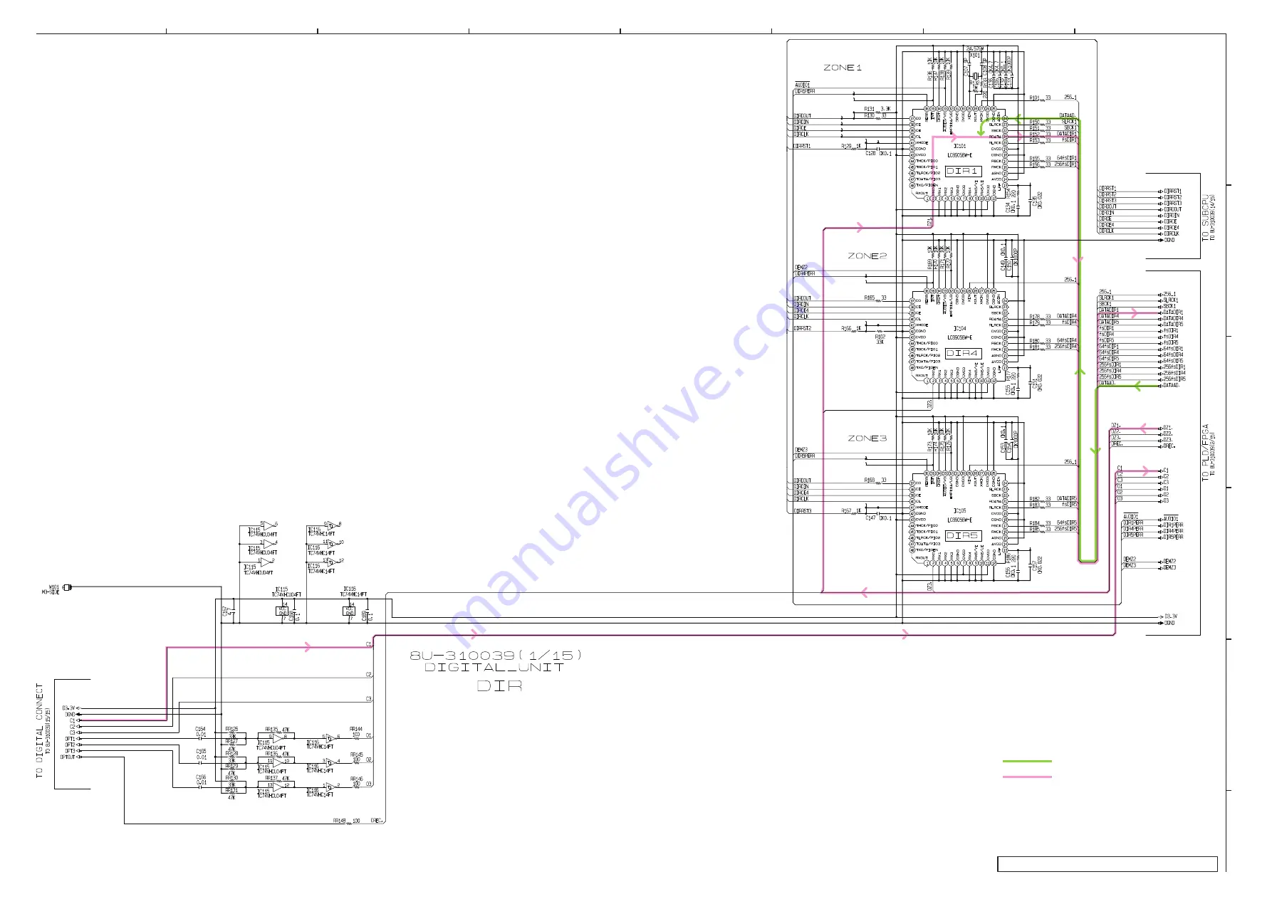 Denon AVC-3310 Service Manual Download Page 197