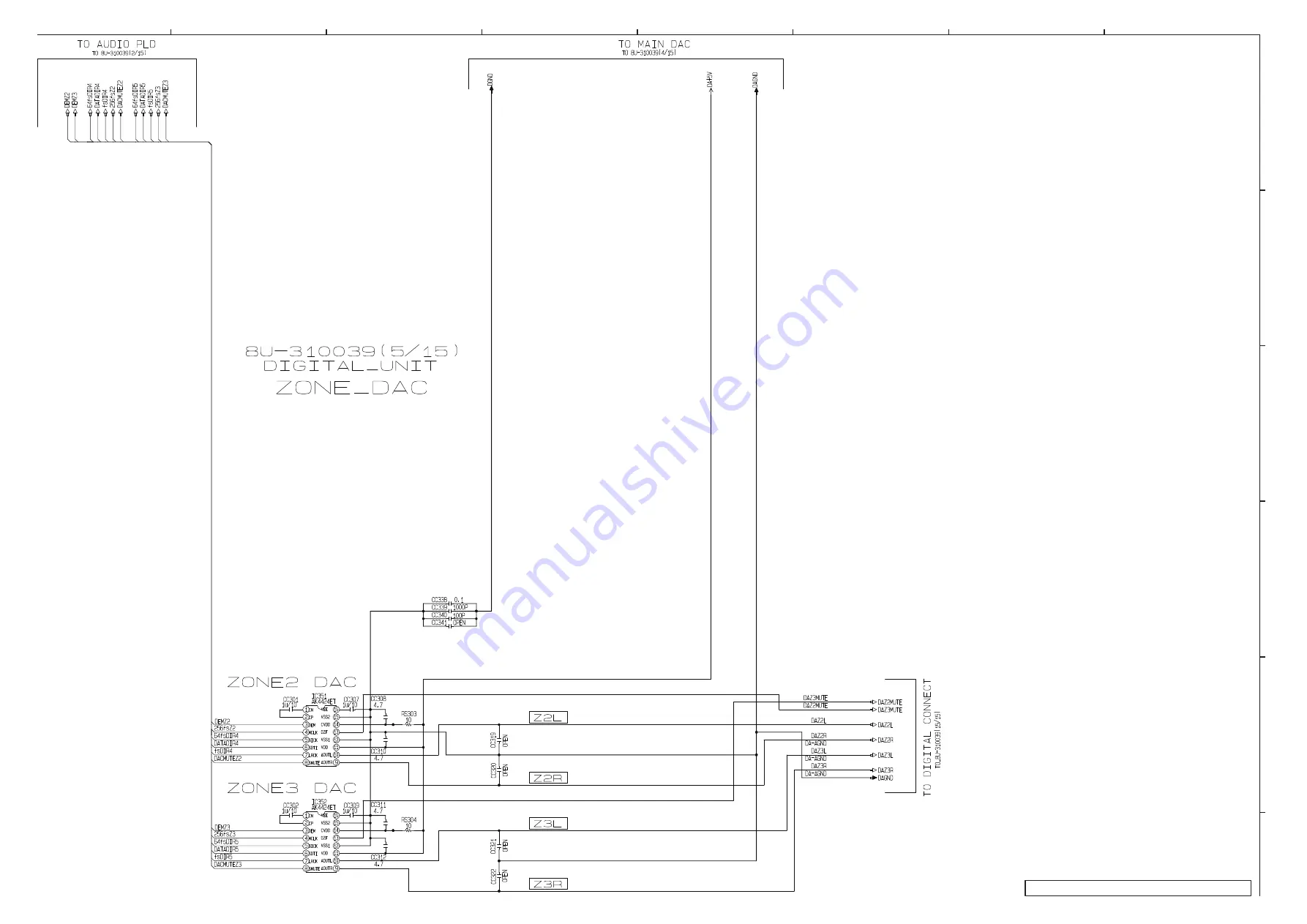 Denon AVC-3310 Service Manual Download Page 201