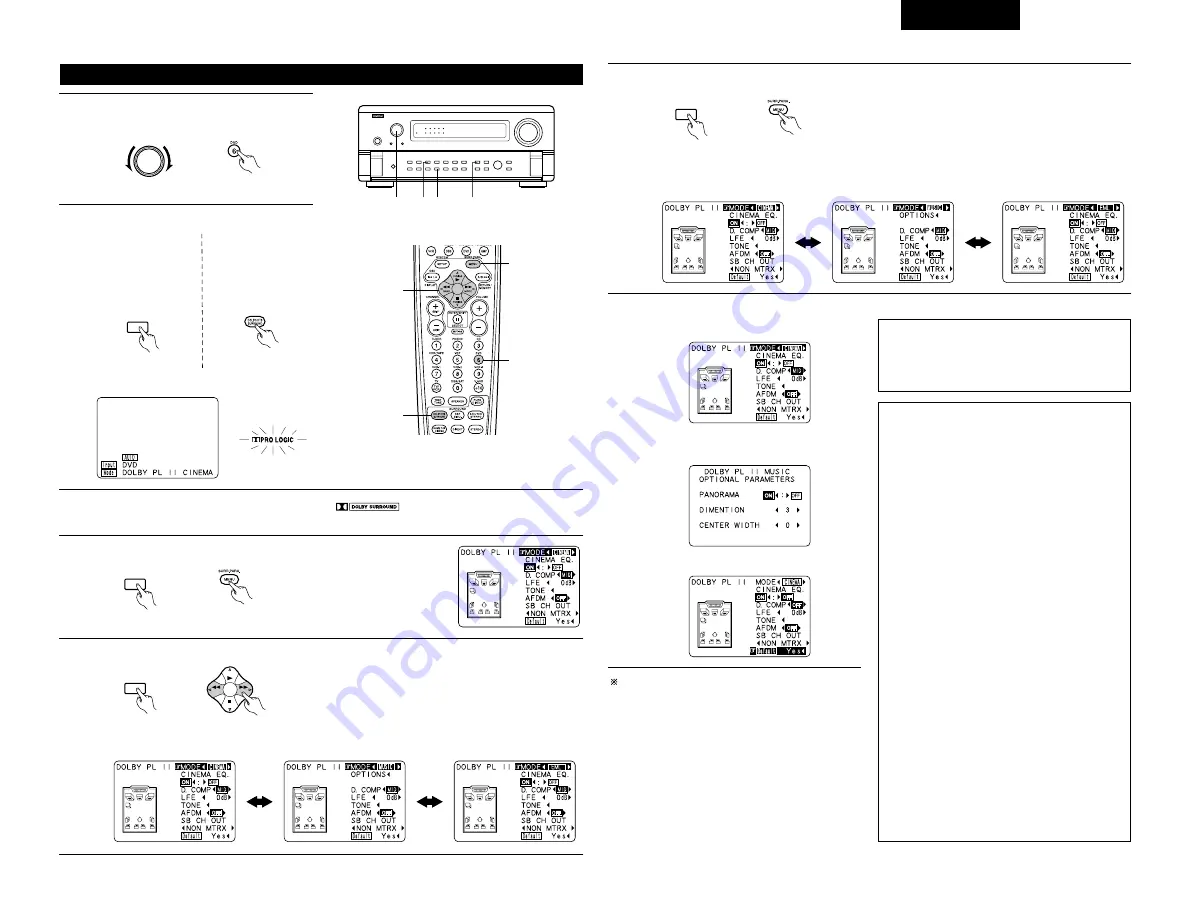 Denon AVC-A11SR (French) Mode D'Emploi Download Page 31