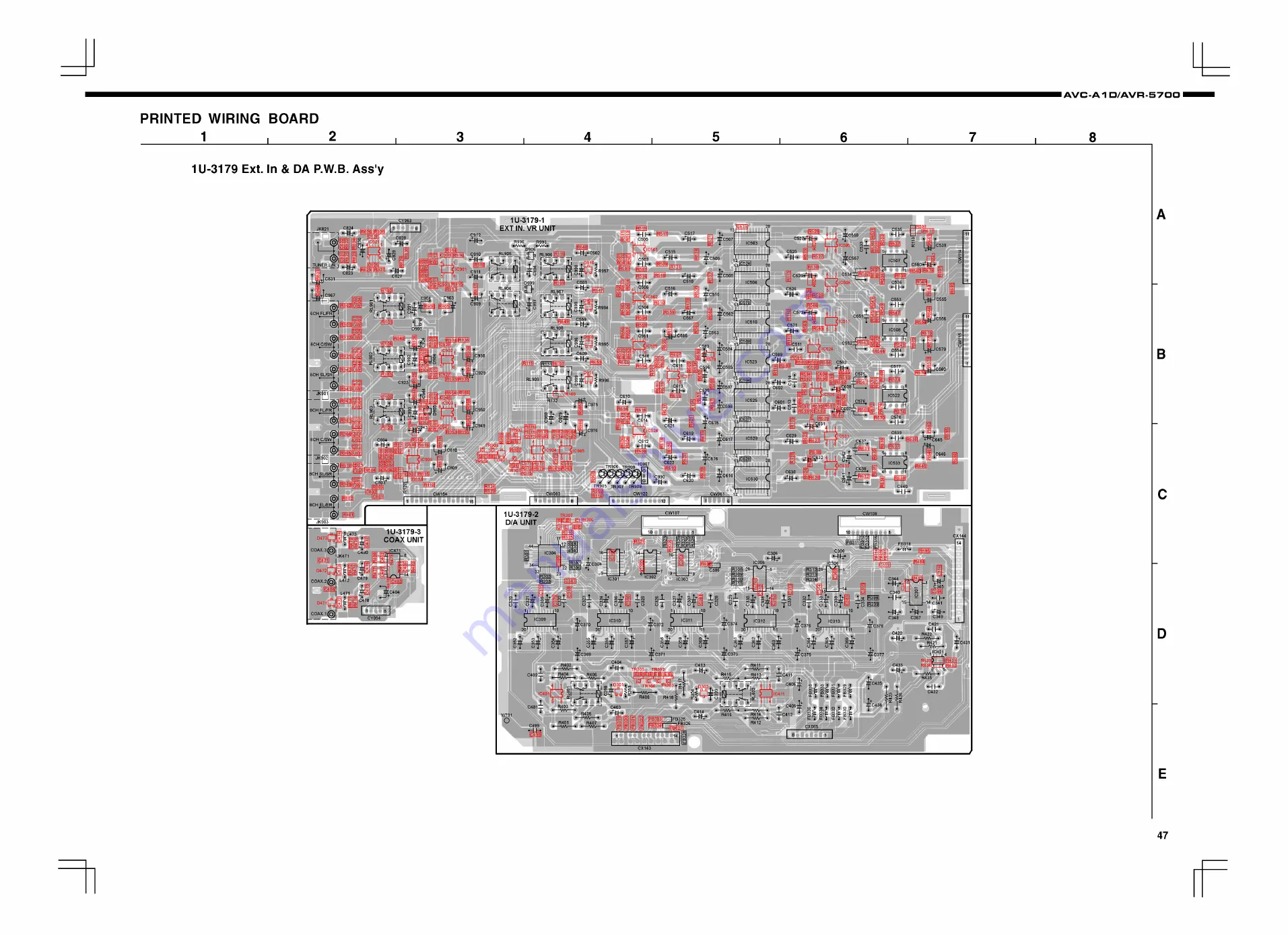 Denon AVC-A1D Service Manual Download Page 47