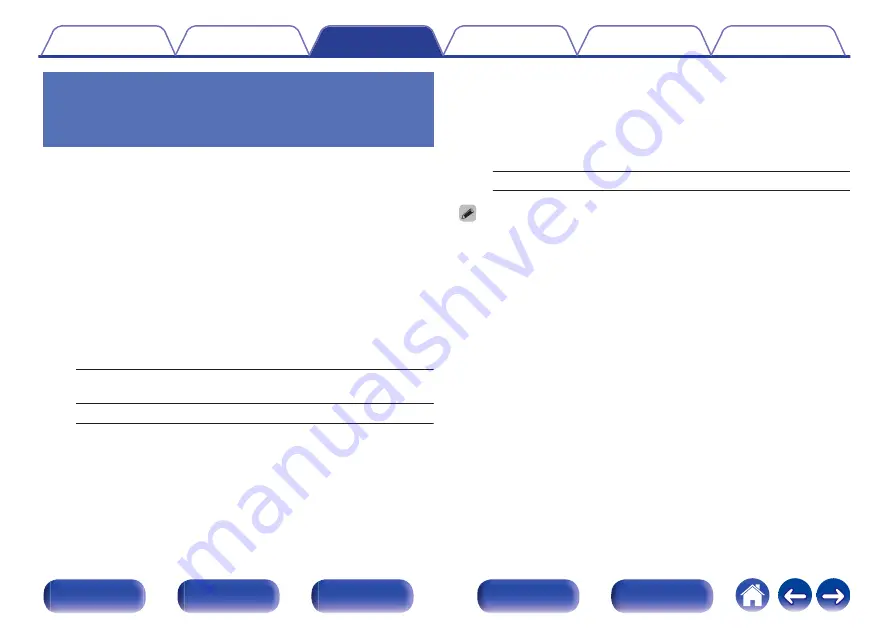 Denon AVC-X4800H Owner'S Manual Download Page 114