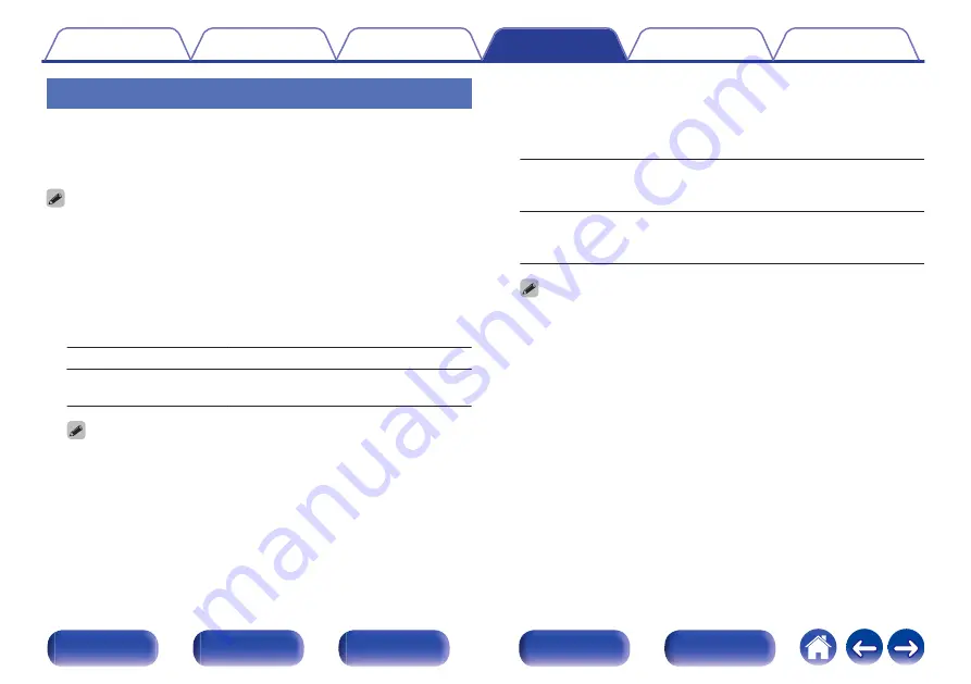 Denon AVC-X4800H Owner'S Manual Download Page 163