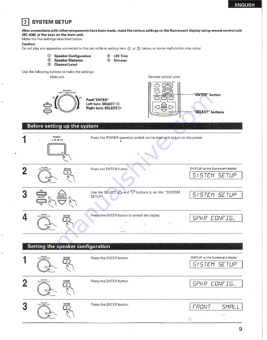 Denon AVD-2000 Скачать руководство пользователя страница 9