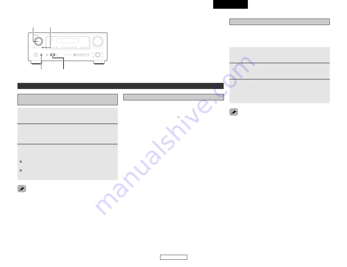 Denon AVR-2106 (Spanish) Instrucciones De Operación Download Page 37