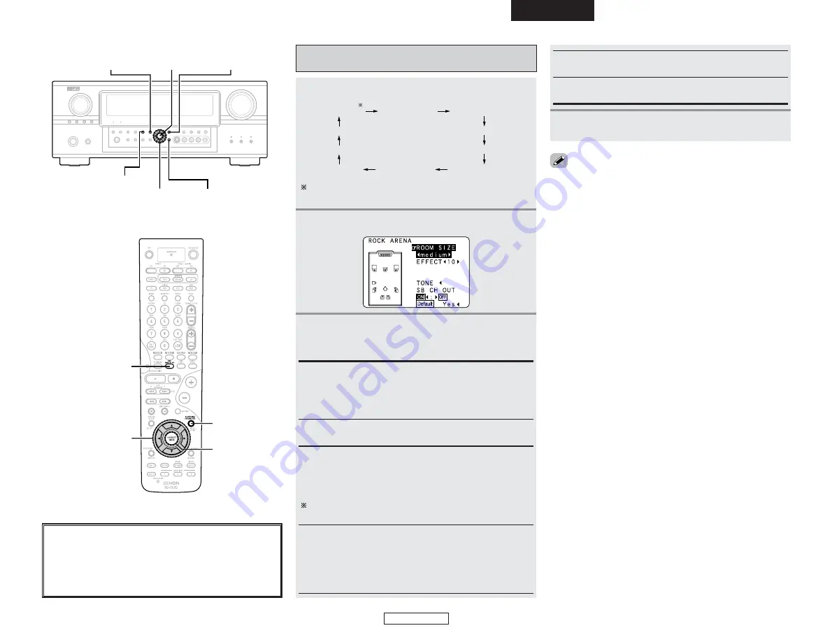 Denon AVR 2807 - AV Receiver (Spanish) Instrucciones De Funcionamiento Download Page 37