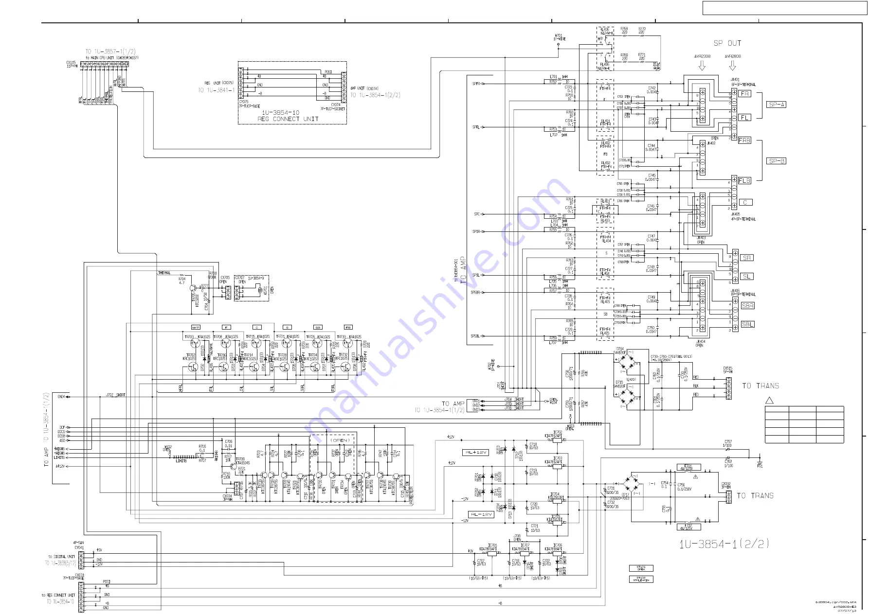 Denon AVR-2808CI Service Manual Download Page 163