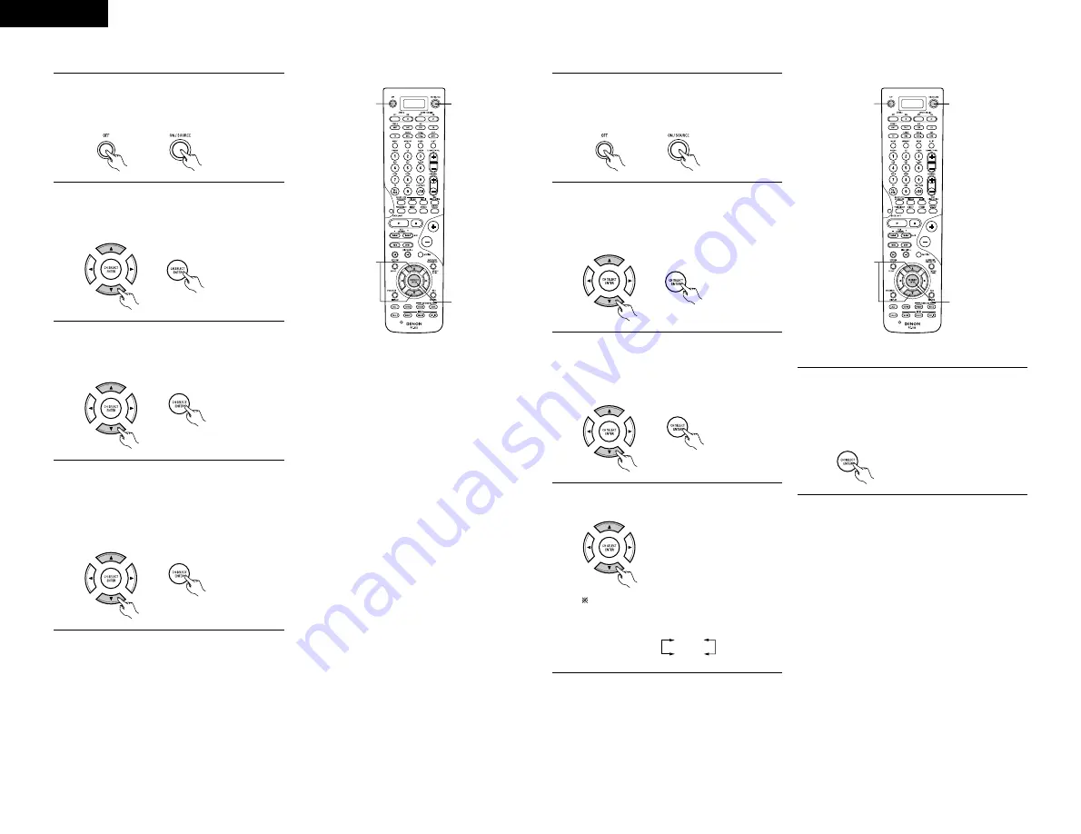 Denon AVR-3803 Operating Instruction Download Page 24