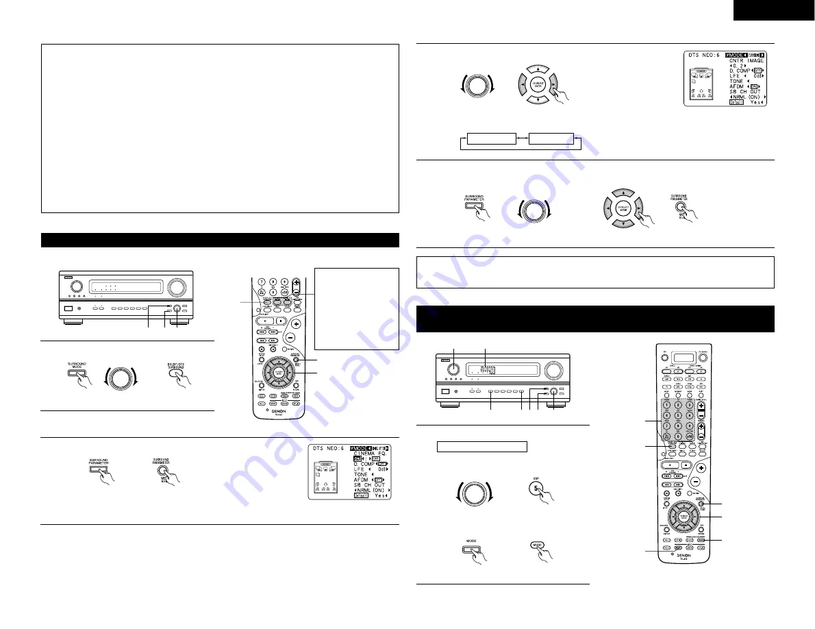 Denon AVR-3803 Operating Instruction Download Page 33