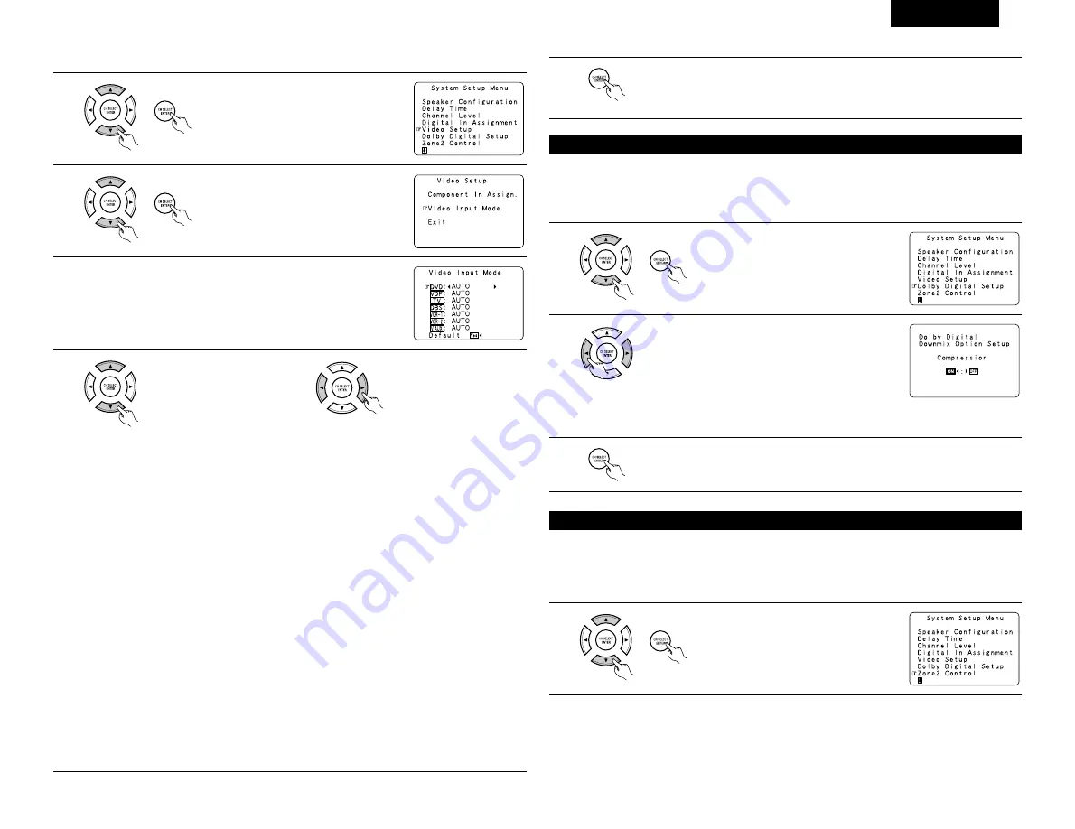 Denon AVR-3803 Operating Instruction Download Page 63