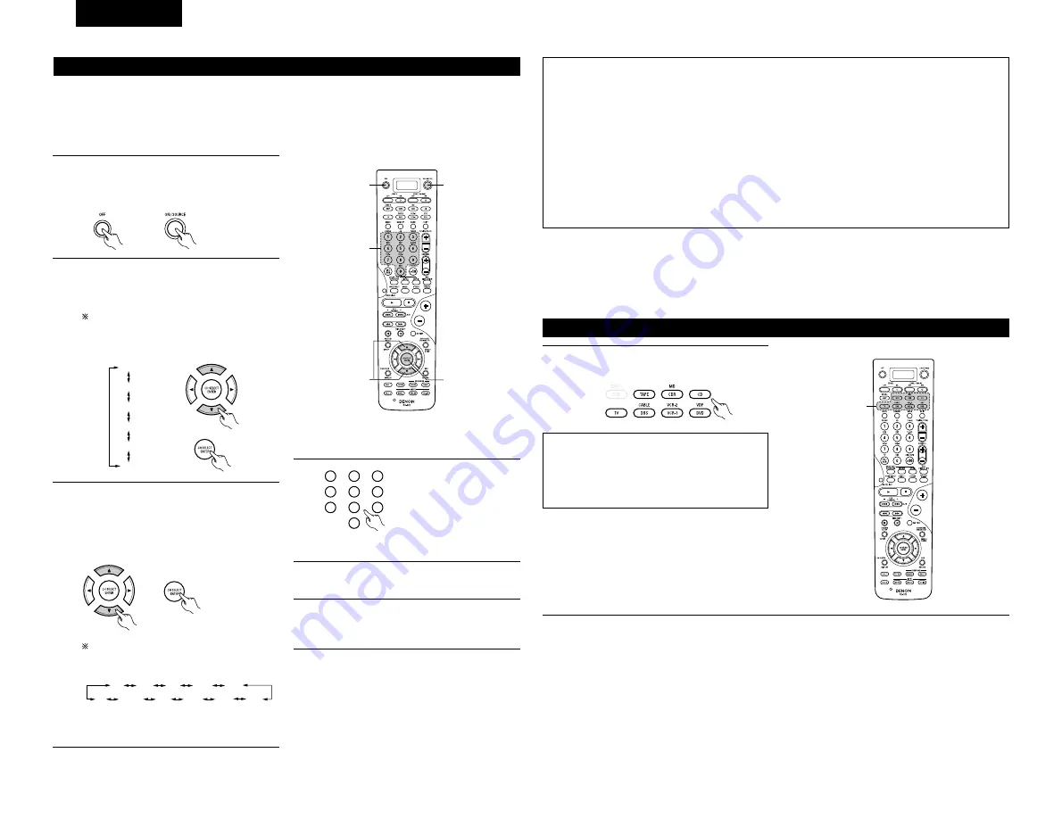 Denon AVR-3803 Operating Instruction Download Page 68