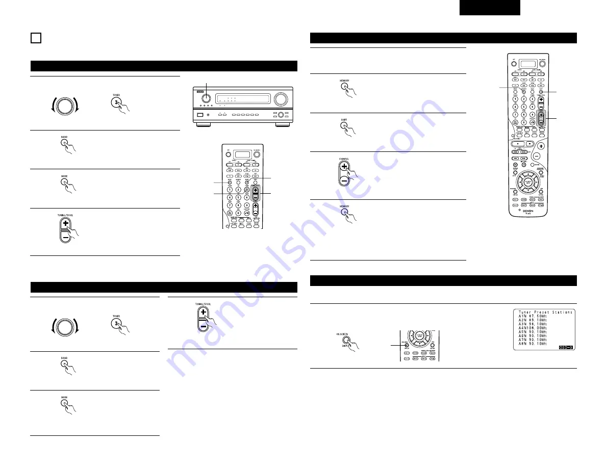 Denon AVR-3803 Operating Instruction Download Page 135