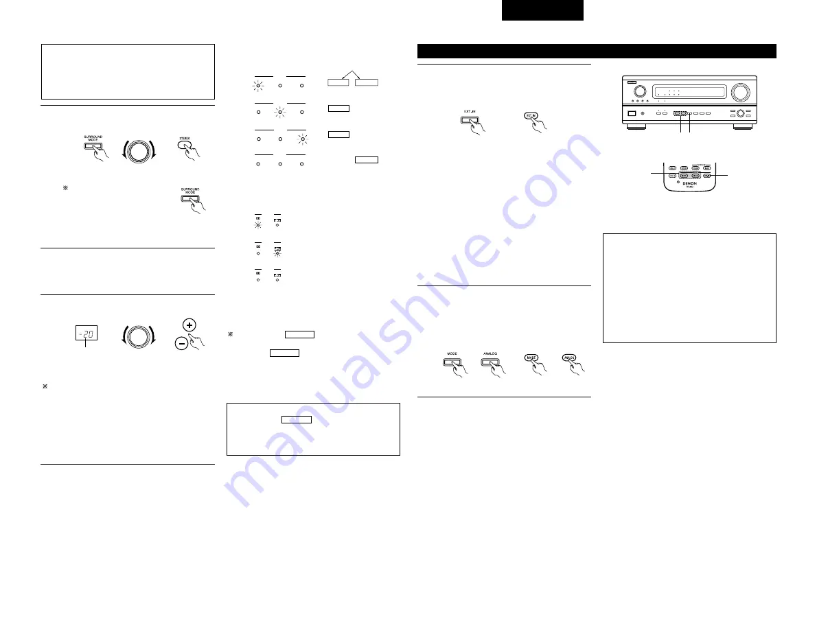 Denon AVR-3803 Operating Instruction Download Page 219