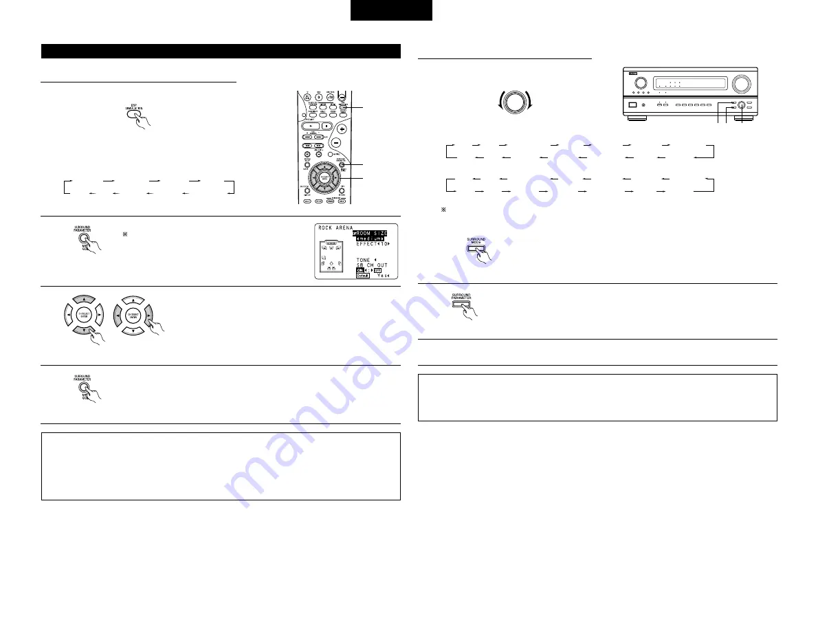 Denon AVR-3803 Operating Instruction Download Page 324