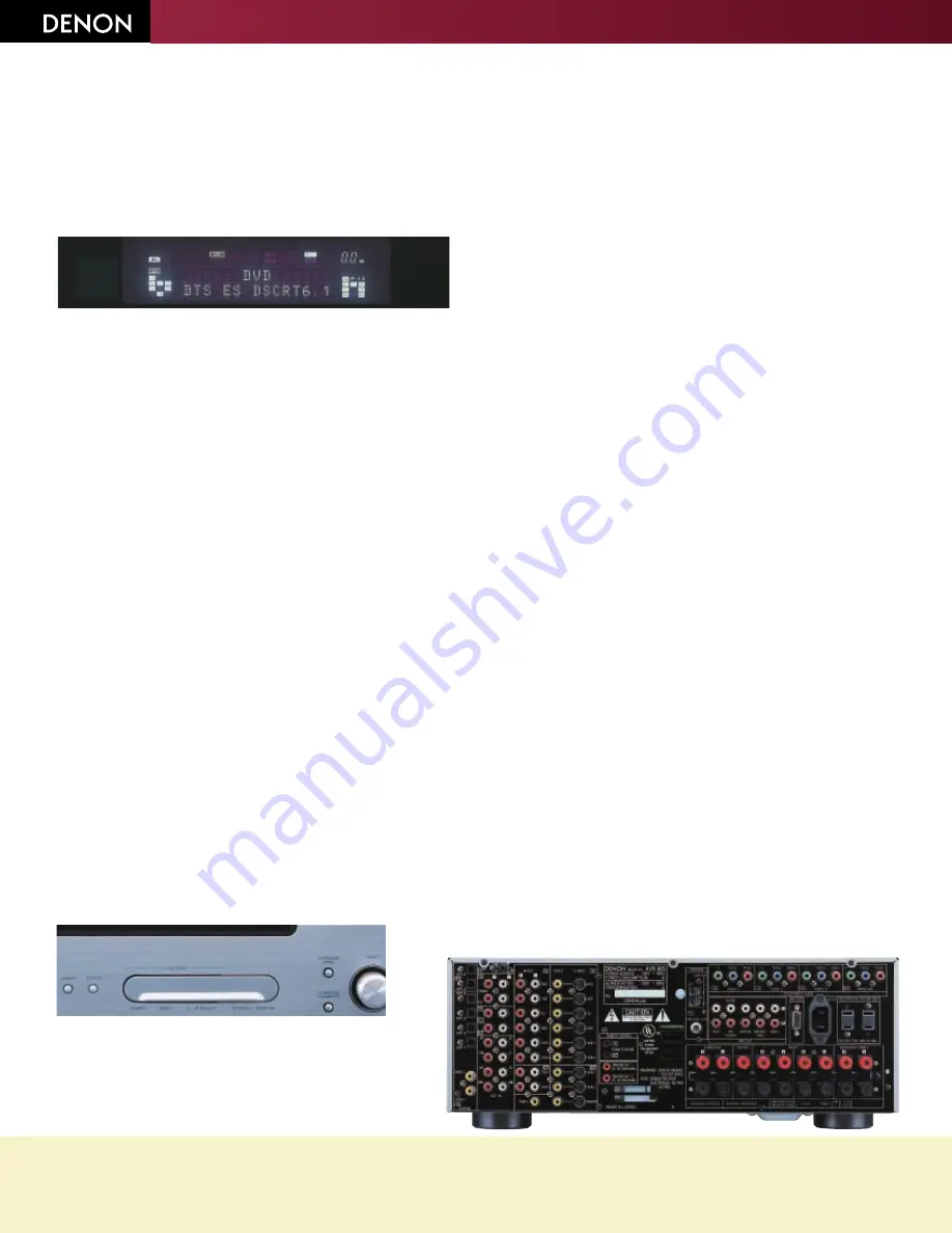 Denon AVR-985 Brochure Download Page 2