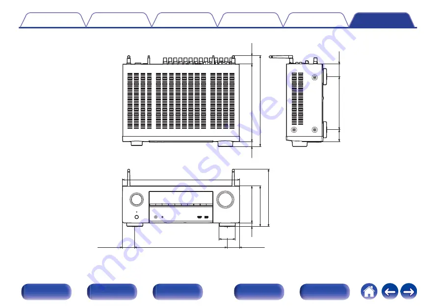 Denon AVR-X1500H Owner'S Manual Download Page 264