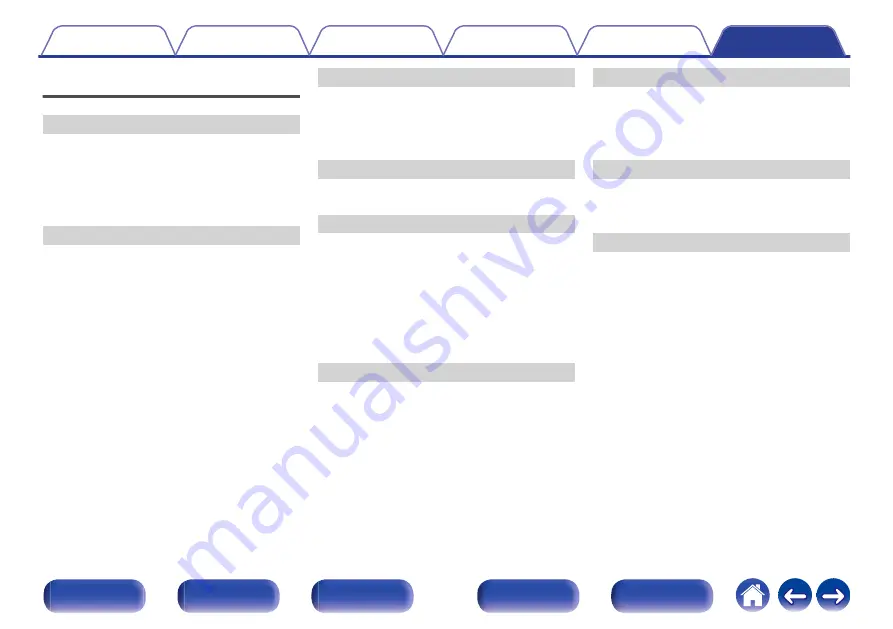 Denon AVR-X2500H Owner'S Manual Download Page 274