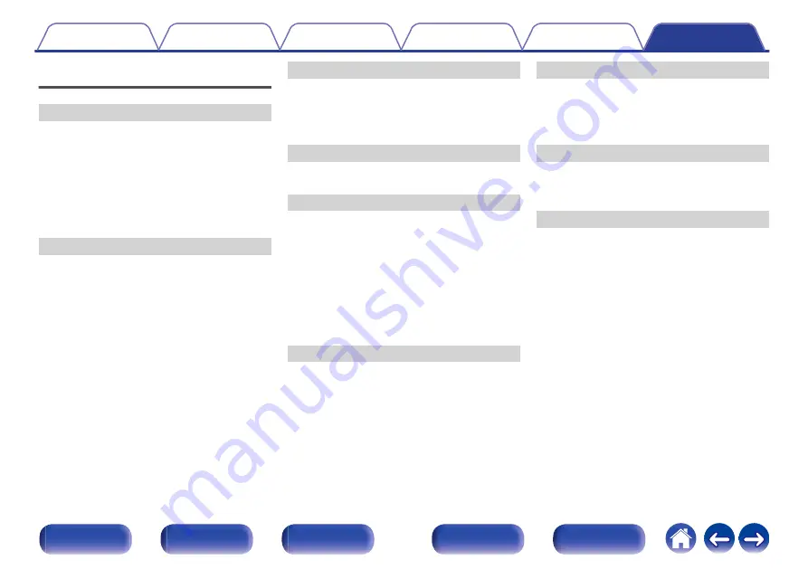 Denon AVR-X4500H Owner'S Manual Download Page 336