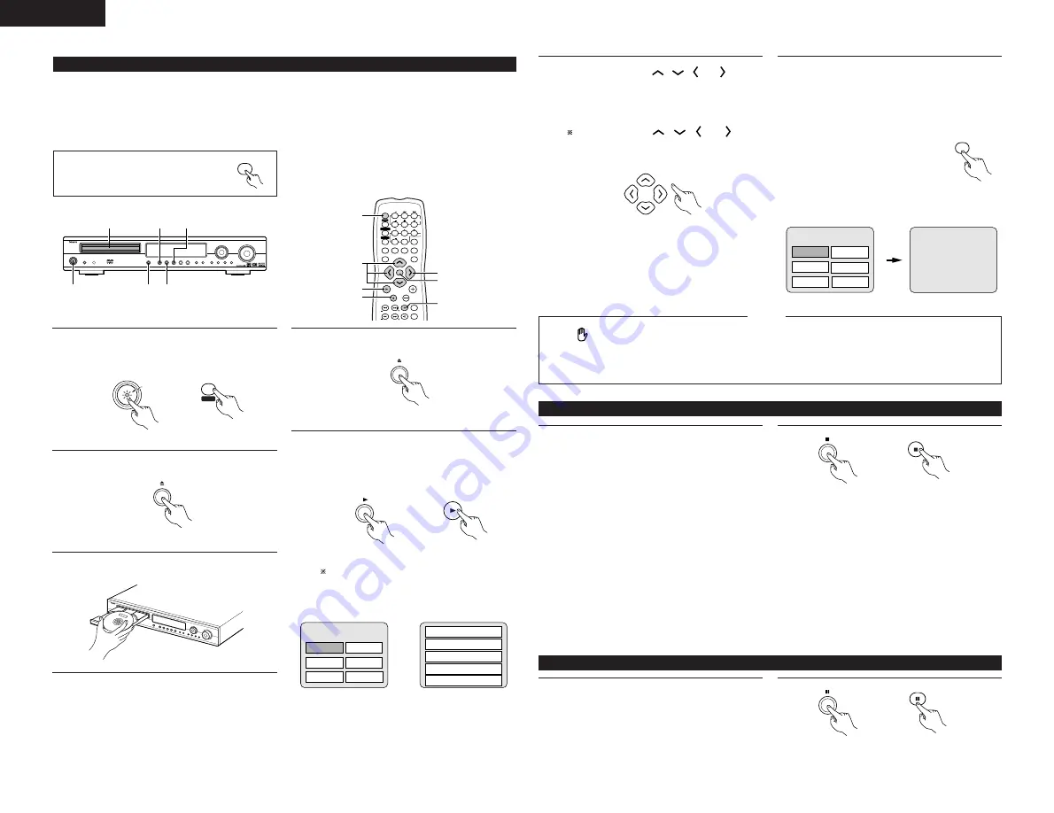 Denon DHT-1000DV Operating Instructions Manual Download Page 18