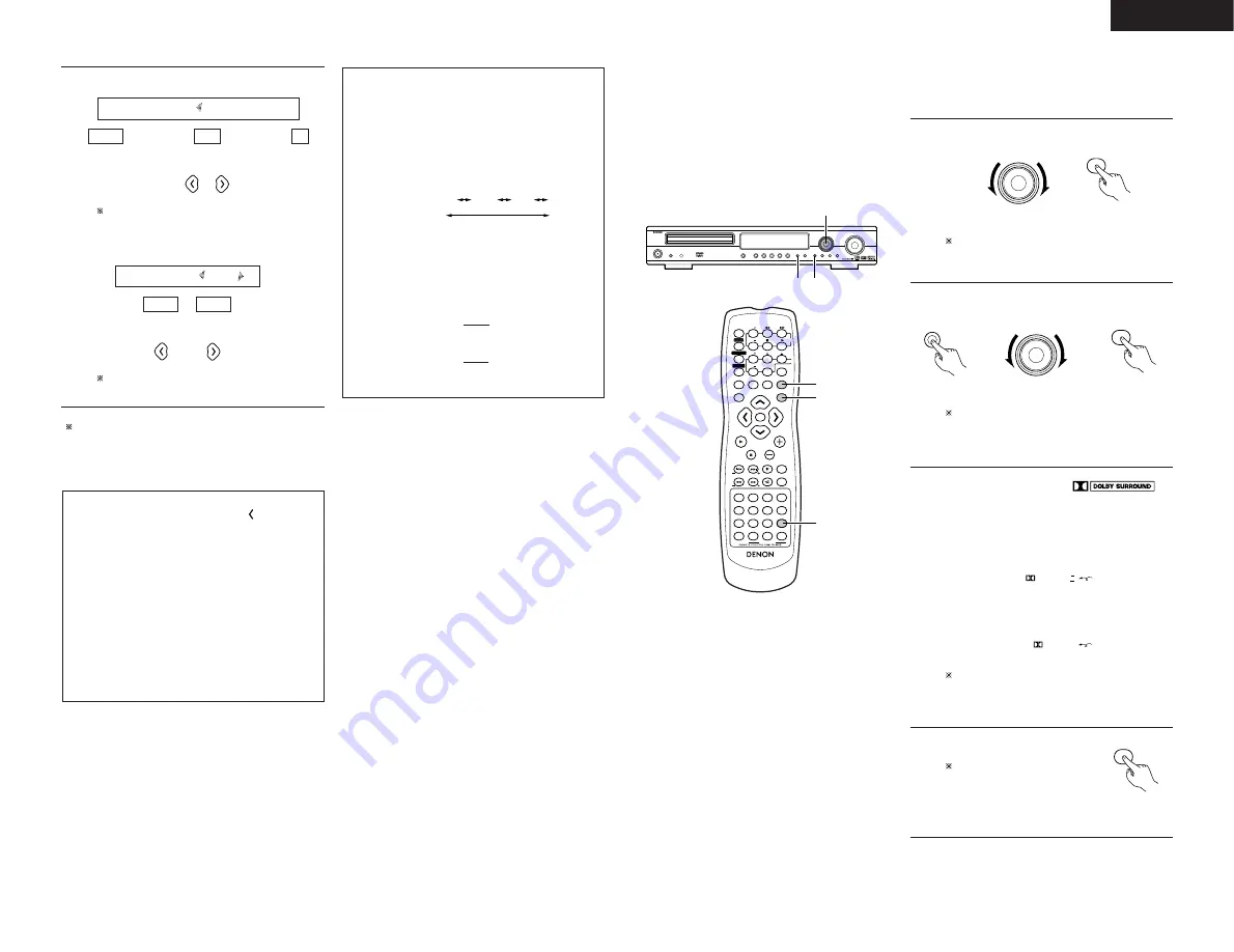 Denon DHT-1000DV Operating Instructions Manual Download Page 25