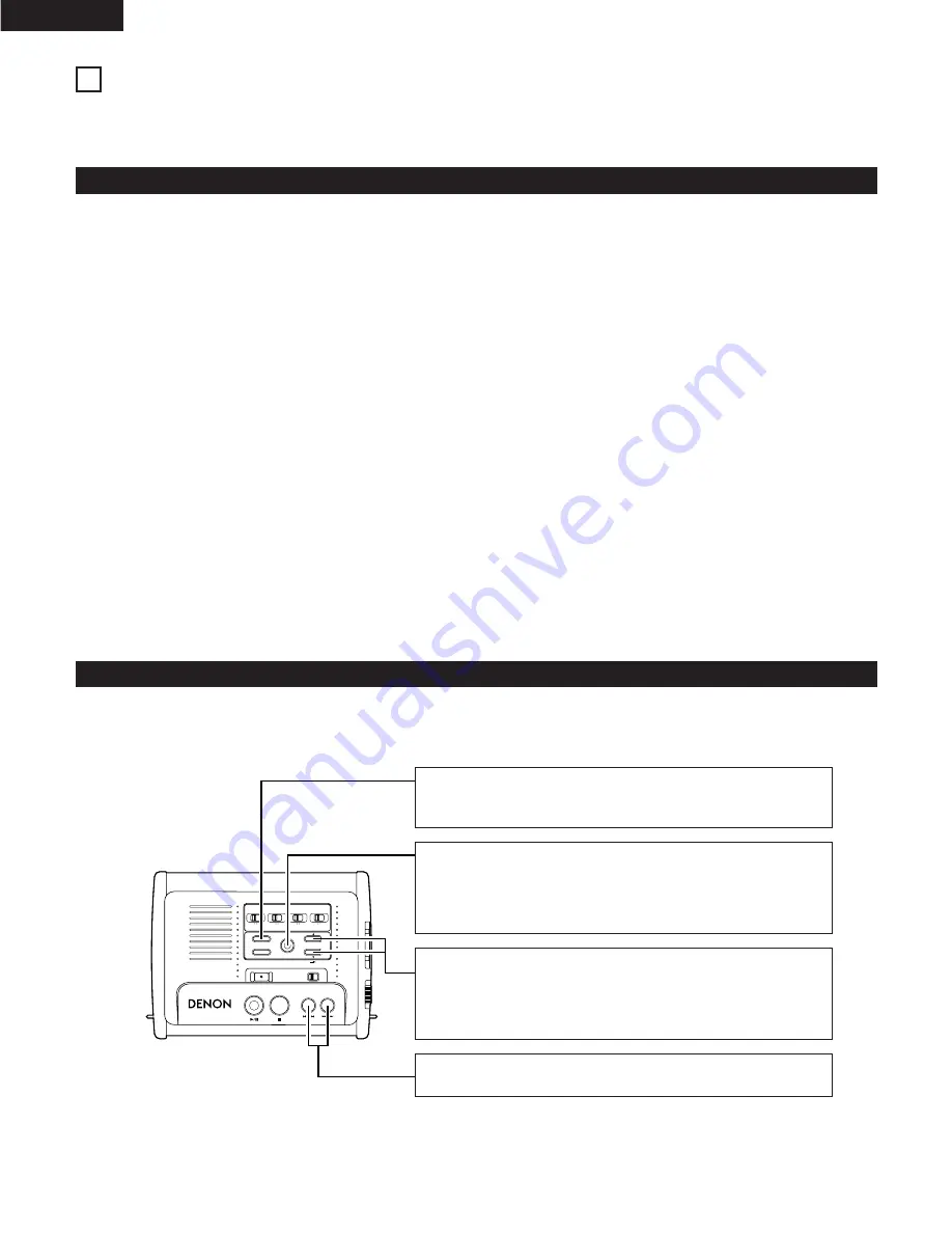 Denon DN-F20R Operating Instructions Manual Download Page 10