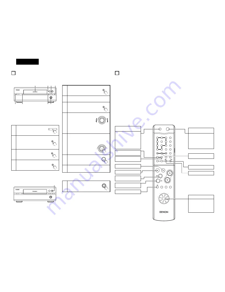 Denon DRR-201SA Operating Instructions Manual Download Page 20