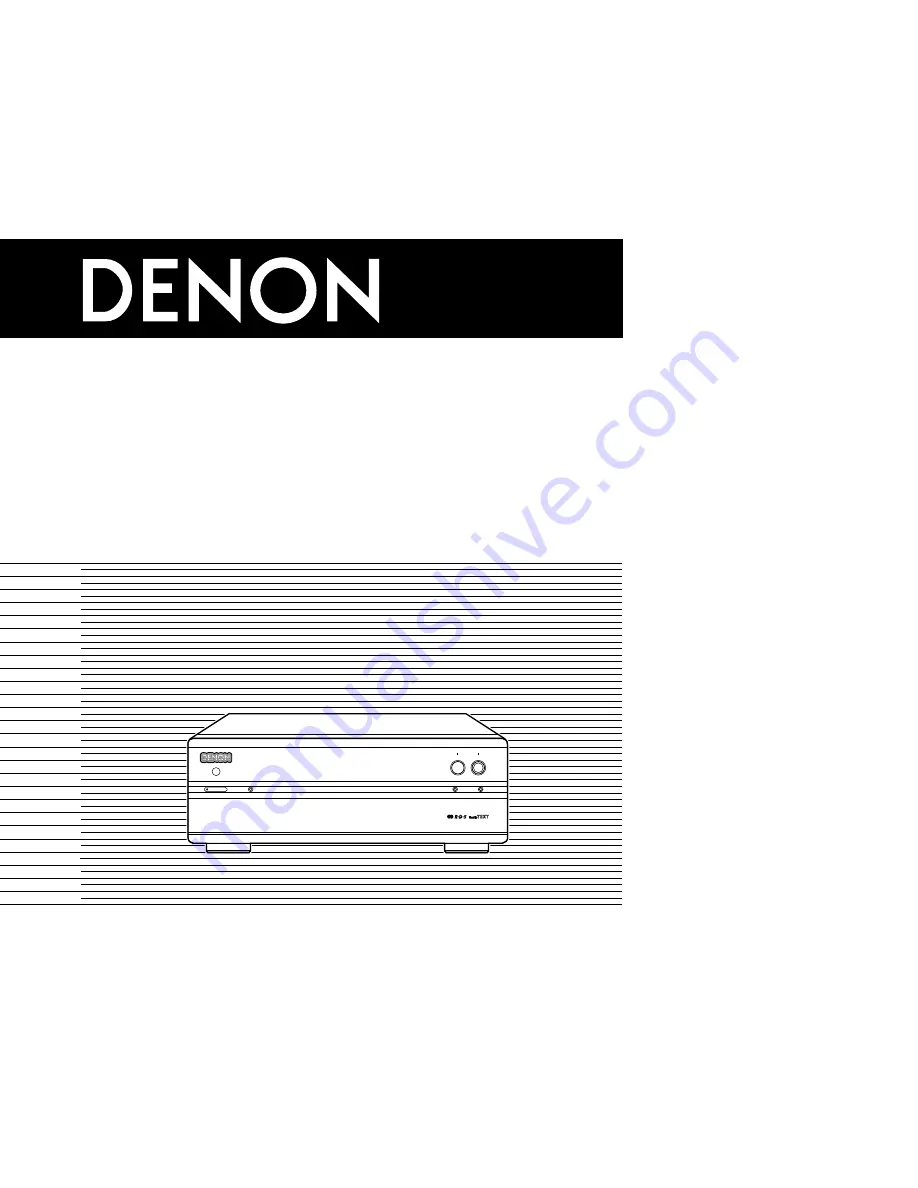 Denon TU-201SA Operating Instructions Manual Download Page 1