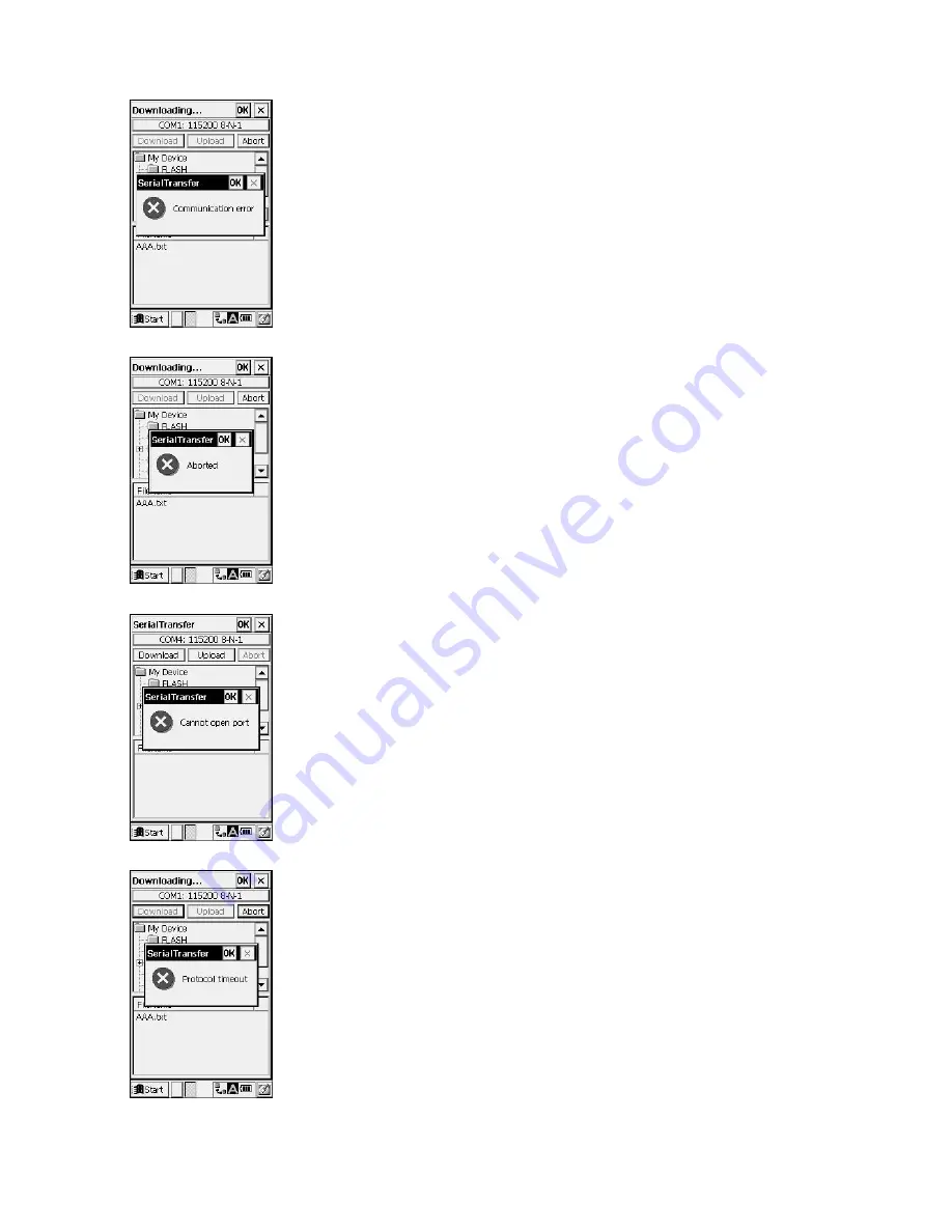 Denso BHT-100BW-CE User Manual Download Page 62