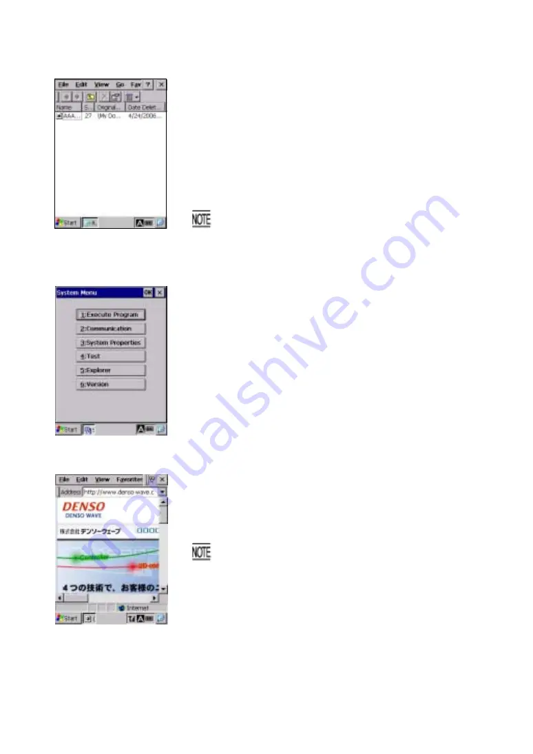 Denso BHT-202QW-CE User Manual Download Page 56