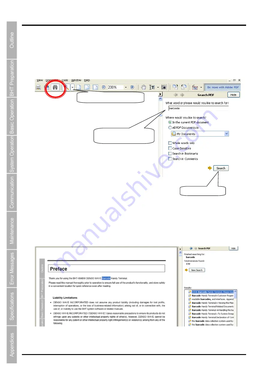 Denso BHT-805B User Manual Download Page 6