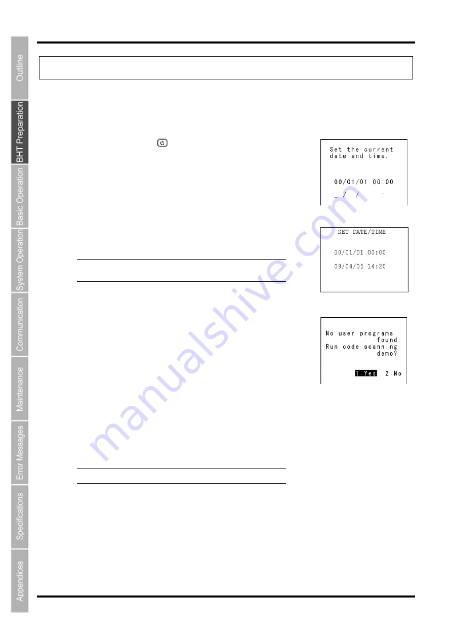 Denso BHT-805B User Manual Download Page 33