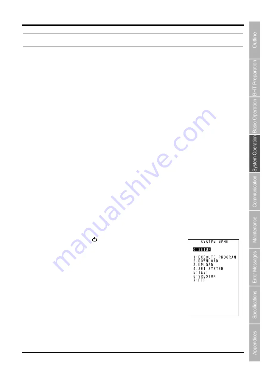 Denso BHT-805B User Manual Download Page 56