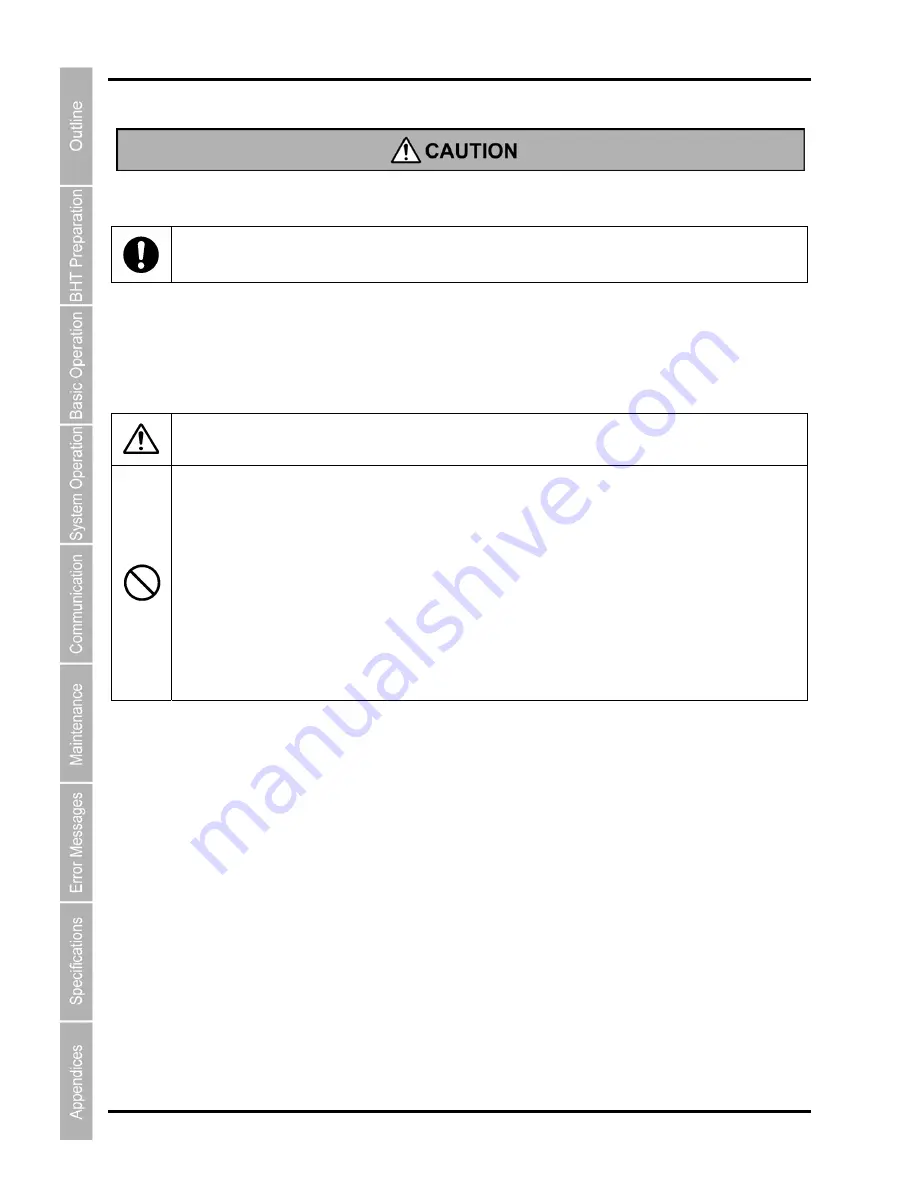 Denso BHT-904B User Manual Download Page 12