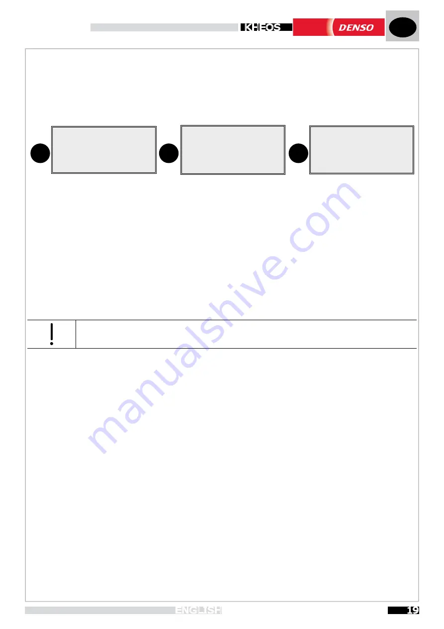 Denso Kheos Instruction Booklet Download Page 19