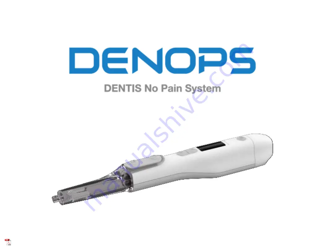 DENTIS DENOPS AN100-C Скачать руководство пользователя страница 1