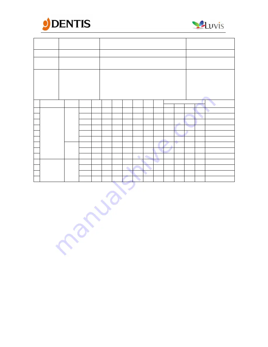 DENTIS LUVIS L200 User Manual Download Page 34