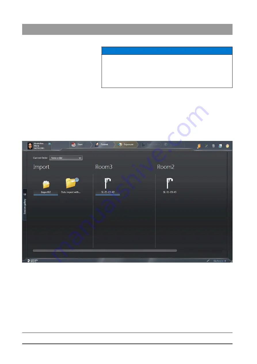 Dentsply Sirona Orthophos SL 2D Operating Instructions Manual Download Page 50