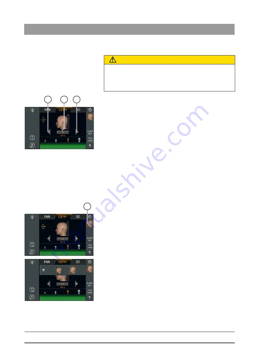 Dentsply Sirona Orthophos SL 2D Operating Instructions Manual Download Page 107