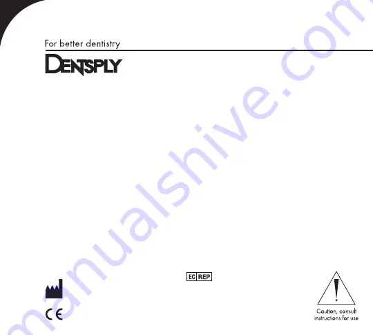 DENTSPLY AutoMate III Manual Download Page 1