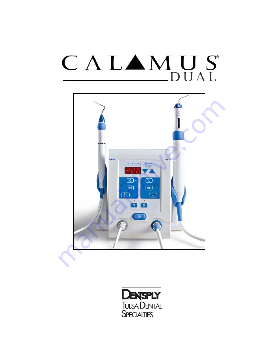 DENTSPLY Clamus DUAL Скачать руководство пользователя страница 1