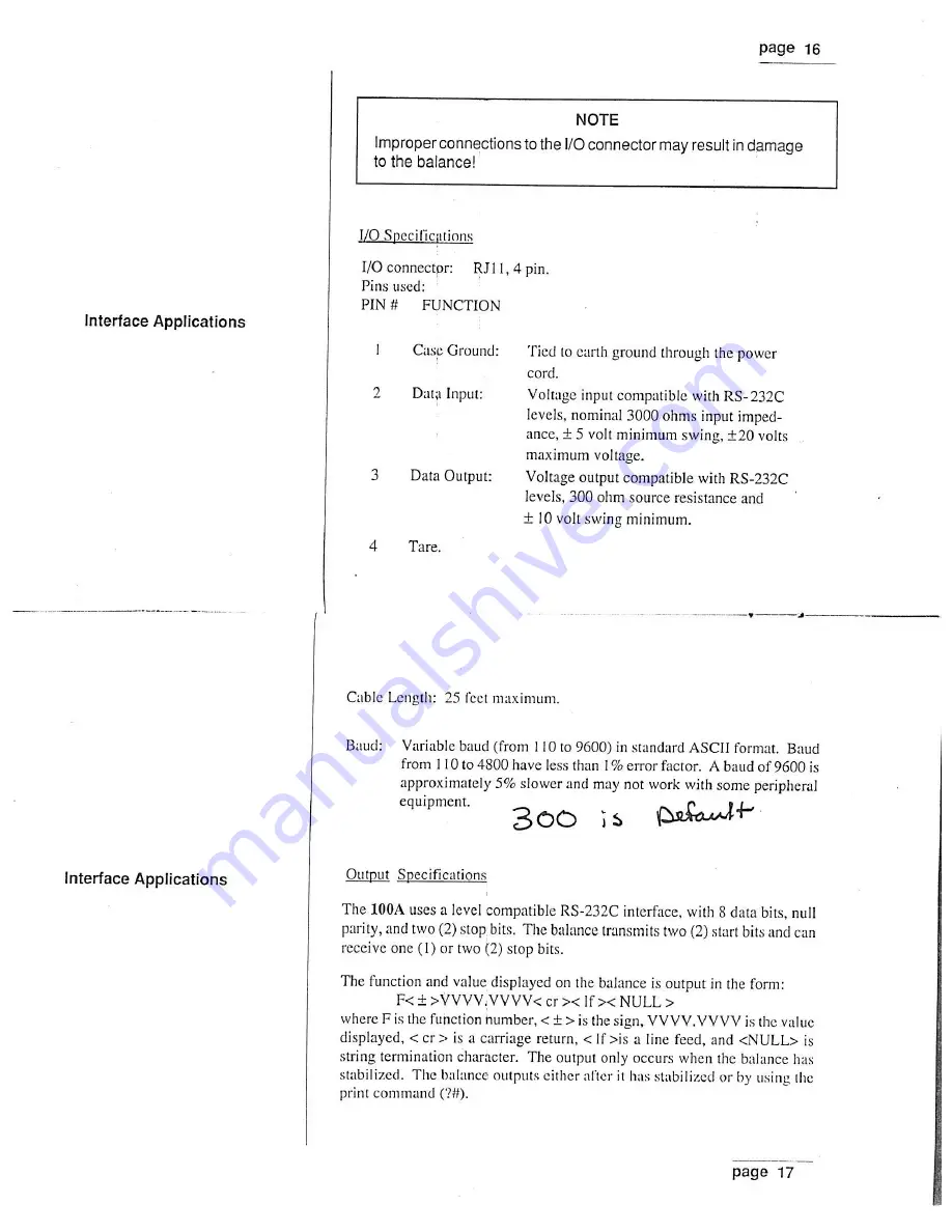 Denver Instrument XE-100A Operating Instructions Manual Download Page 8