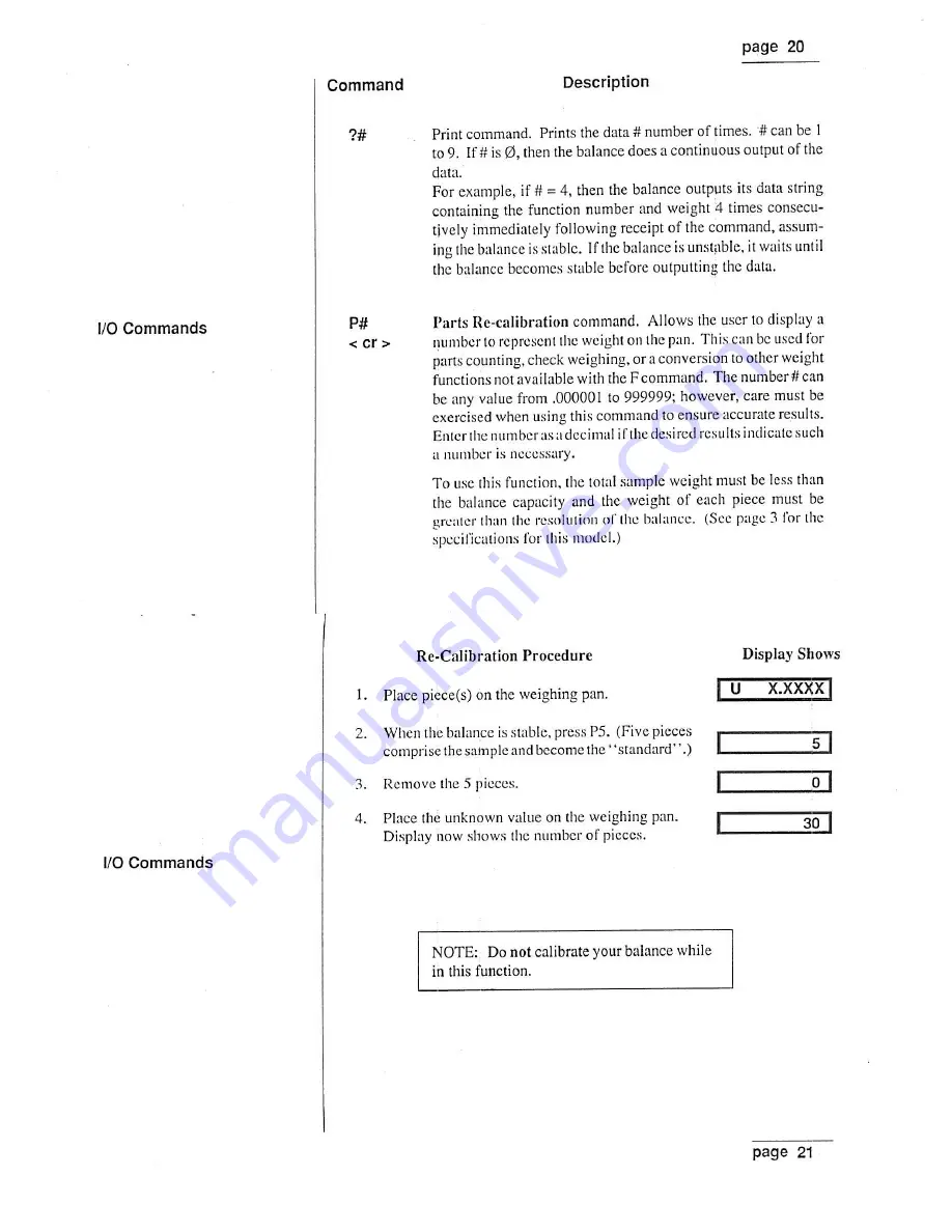 Denver Instrument XE-100A Operating Instructions Manual Download Page 10