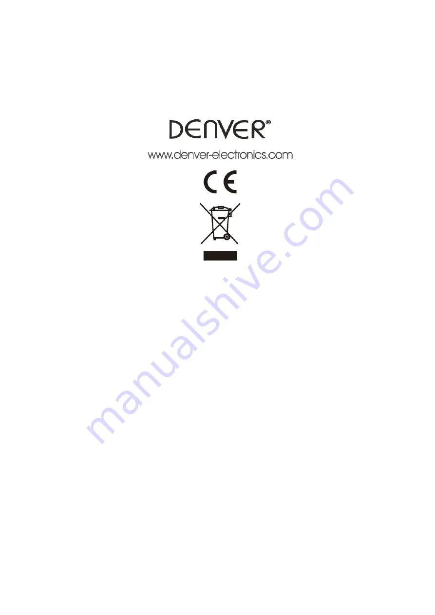 Denver BTH-251 Instruction Manual Download Page 7