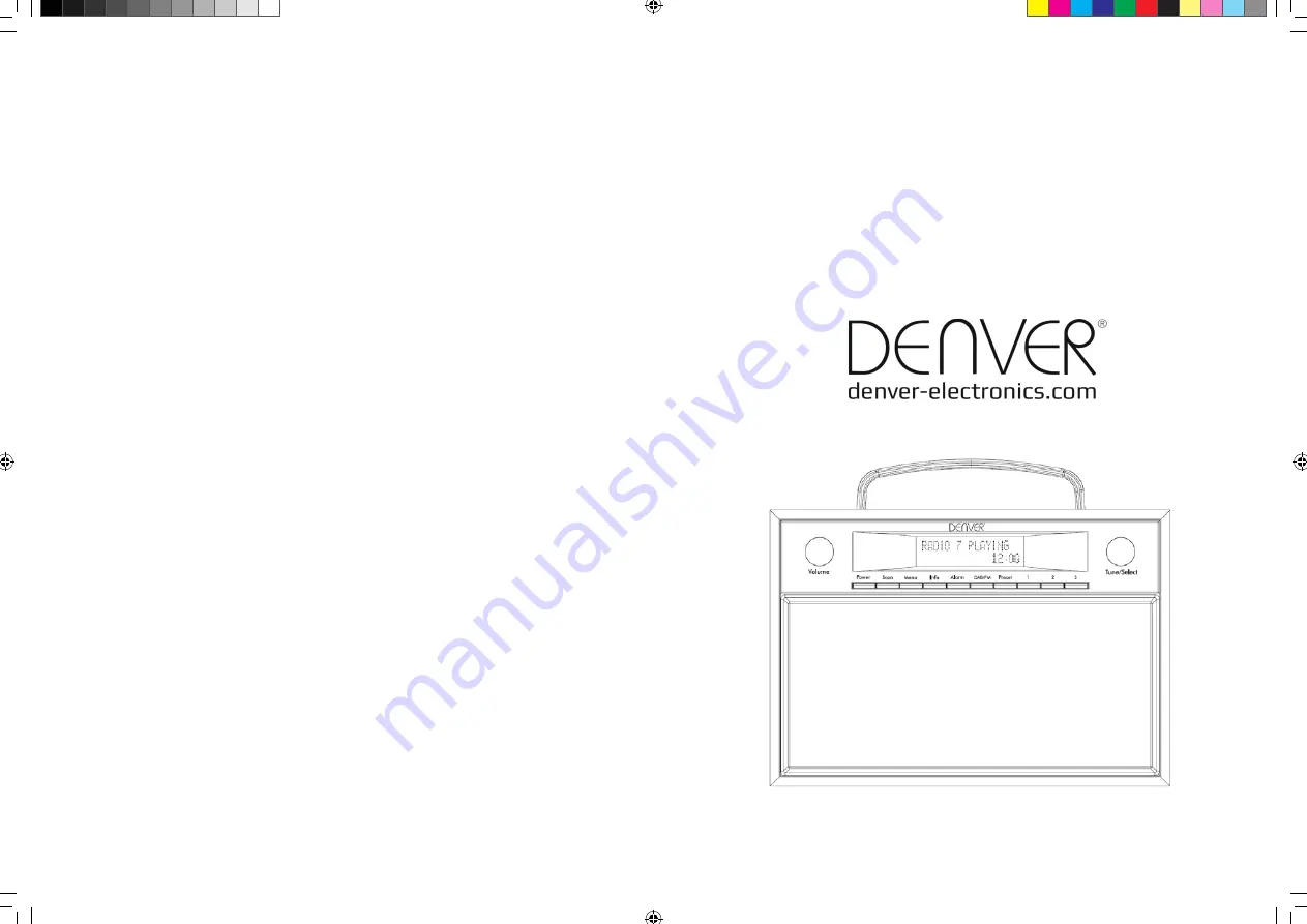 Denver DAB-28 Instruction Manual Download Page 1