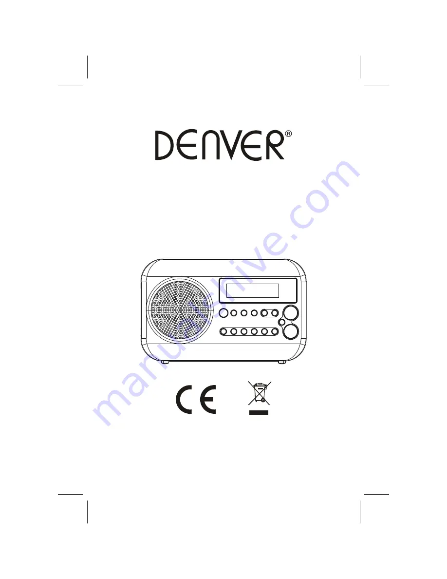 Denver DAB-32 SILVER Instruction Manual Download Page 1