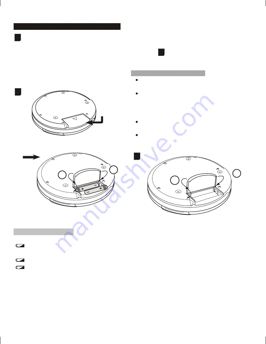 Denver DMP371 Operating Instructions Manual Download Page 3